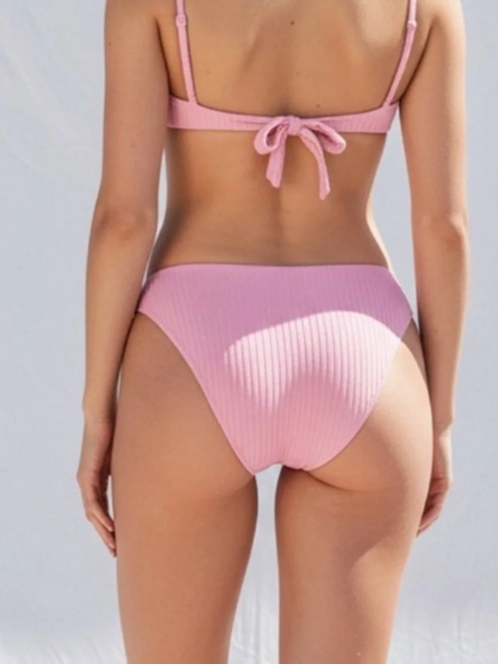 Monday Swimwear capri Pink Underwire Bikini Set